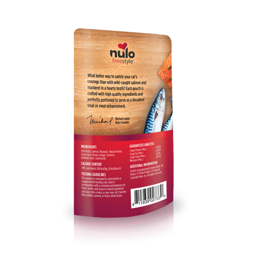 Nulo Freestyle Cat Chunky Salmon & Mackerel Broth
