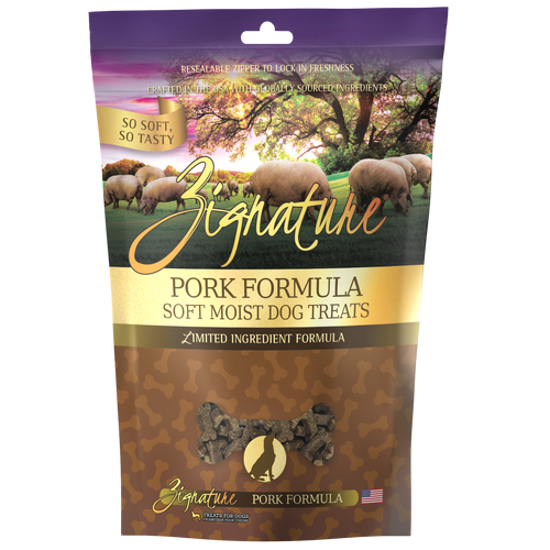 Zignature Pork Soft Moist Treats for Dogs