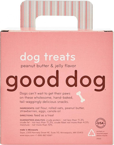 Sojos Good Dog Peanut Butter And Jelly Treats