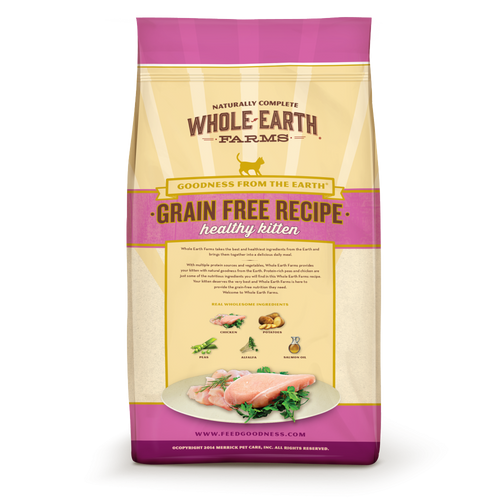Whole Earth Farms Grain Free Kitten Recipe Dry Cat Food