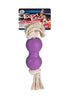 Four Paws Rough & Rugged Dumbell with Rope Dog Toy