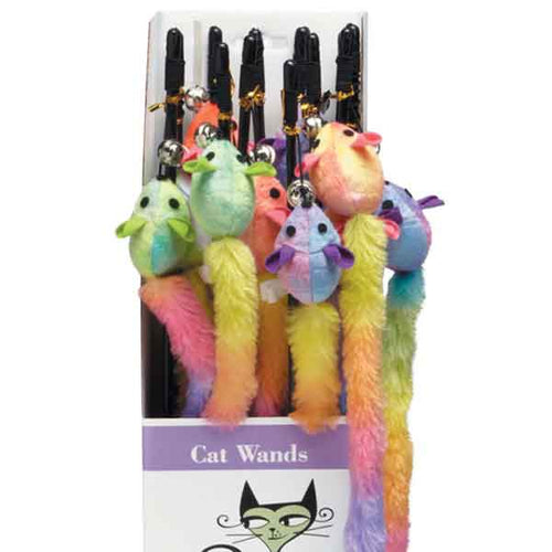 Savvy Tabby Savvy Tabby Rainbow Tail Wand Display Cat Toy