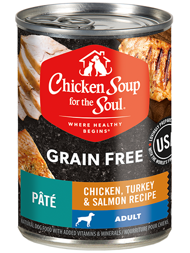 Chicken Soup For The Soul Grain Free Adult Dog Wet Food - Chicken, Turkey & Salmon Recipe Pâté