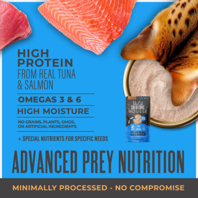 Tiki Cat® Solutions™ Mineral Balance Mousse Tuna & Salmon Recipe Wet Cat Food