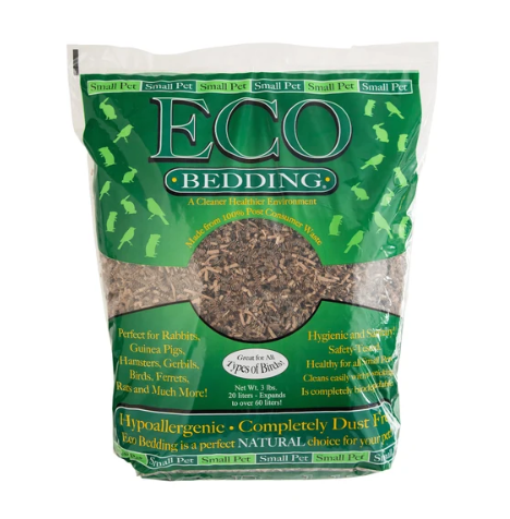 ECO BEDDING® 99% Dust-Free Paper Bedding for Small Pets & Birds Eco Natural