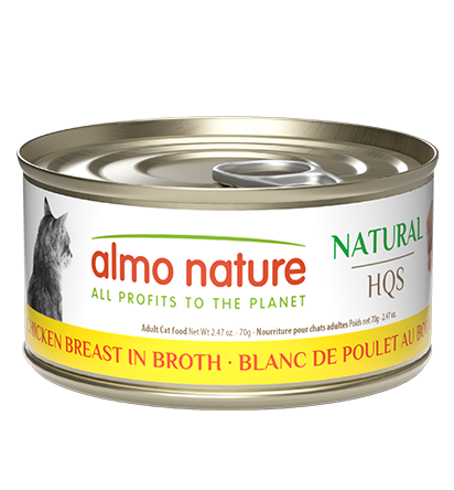 Almo Nature Natural HQS Chicken Breast in broth Wet Cat Food