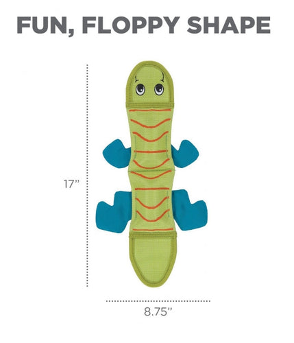 Outward Hound Fire Biterz Lizard Dog Toy